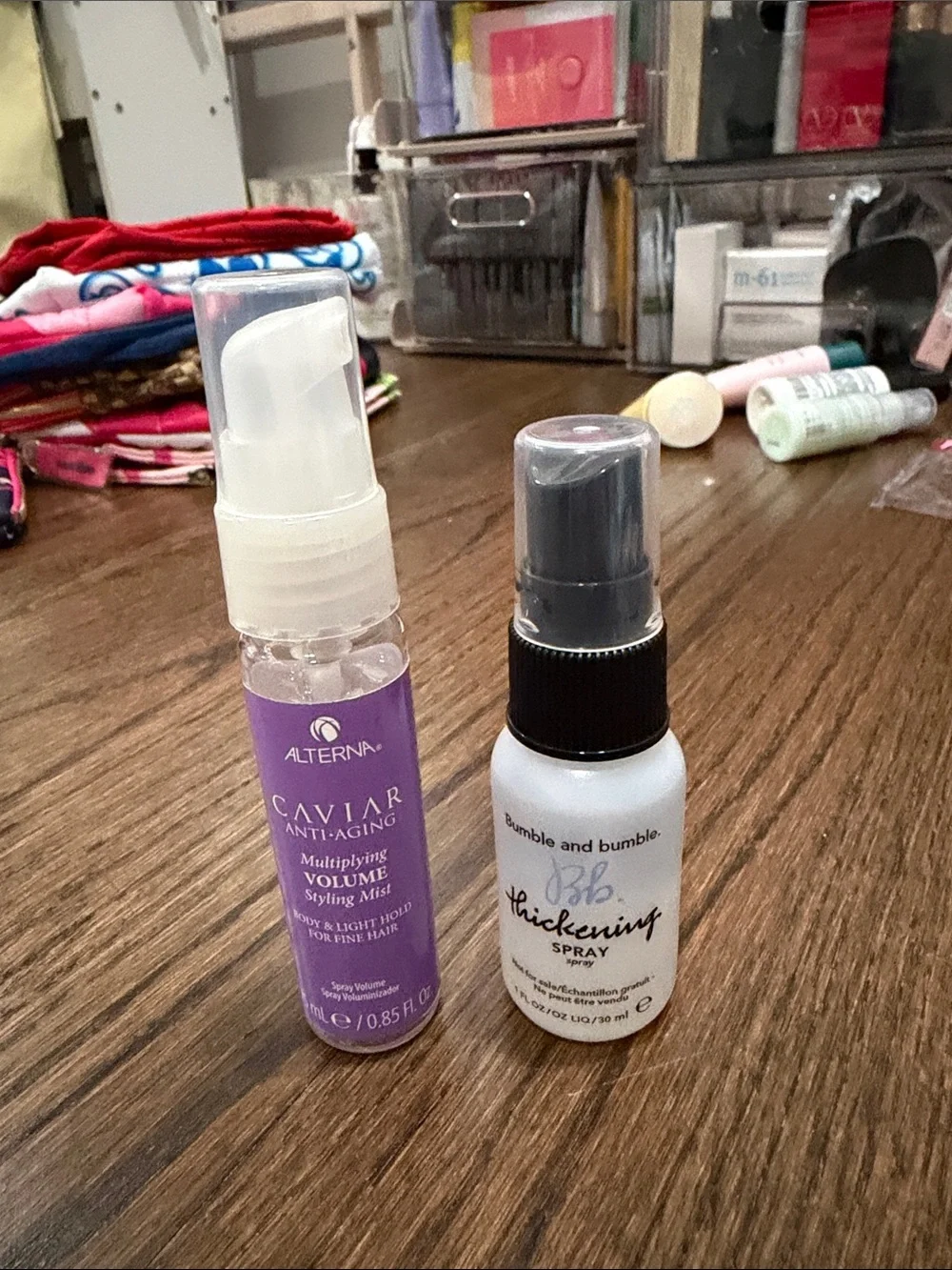 Alterna Cavier Anti-Aging Volume Mist & Bumble & Bumble Thickening Spray